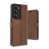 Realme C75 4g Trend S Plus Kapaklı Kılıf - Taba