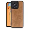 Realme Note 50 4g Kılıf Aras Deri Kapak - Taba
