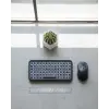 Rgb Işıklı Kablosuz Mini Klavye 10 Mm İnce Gövde