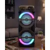 Rgb Işıklı Taşınabilir Bluetooth Hoparlör Güçlü Stereo Ses