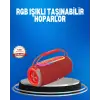 Rgb Led Işıklı 20w Taşınabilir Hoparlör Bluetooth 5.3 + Type-c Şarj