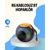 Rgb Led Işıklı Güçlü Baslı Kablosuz Hoparlör