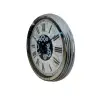Roma Atlas Silver 60 Cm Çarklı Krom Duvar Saati