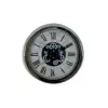 Roma Atlas Silver 60 Cm Çarklı Krom Duvar Saati