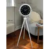Royal Gold Rakamlı Beyaz Tripod Ayaklı Saat
