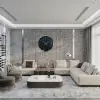 Royal Marble Gold 40 Cm Metal Duvar Saati
