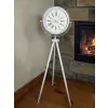 Royal White Gold Roma Rakam Tripod Ayaklı Saat