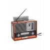 Saatli Fenerli Bluetooth Nostaljik Radyo Aux Sd Usb Girişli Bluetooth Hoparlör