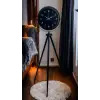 Sade Siyah Tripod Ayaklı Saat