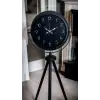 Sade Siyah Tripod Ayaklı Saat