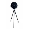 Sade Siyah Tripod Ayaklı Saat