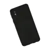 Samsung Galaxy A01 Core Kılıf Kelvin Kartvizitli Silikon - Siyah