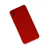 Samsung Galaxy A01 Core Kılıf Nano İçi Kadife Silikon - Kırmızı