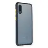 Samsung Galaxy A02 Kılıf Miami Şeffaf Silikon - Lacivert
