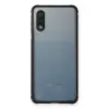 Samsung Galaxy A02 Kılıf Miami Şeffaf Silikon - Siyah