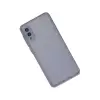 Samsung Galaxy A02 Kılıf Montreal Silikon Kapak - Gri