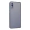 Samsung Galaxy A02 Kılıf Montreal Silikon Kapak - Gri