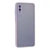 Samsung Galaxy A02 Kılıf Montreal Silikon Kapak - Mor