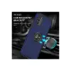 Samsung Galaxy A02s Kılıf Elit Yüzüklü Kapak - Lacivert