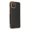 Samsung Galaxy A03 Kılıf Volet Silikon - Siyah