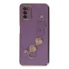 Samsung Galaxy A03s Kılıf Esila Silikon - Mor