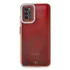 Samsung Galaxy A03s Kılıf Liva Lens Silikon - Lila