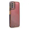 Samsung Galaxy A03s Kılıf Liva Lens Silikon - Mavi