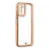 Samsung Galaxy A03s Kılıf Liva Lens Silikon - Rose