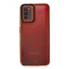 Samsung Galaxy A03s Kılıf Liva Lens Silikon - Siyah