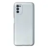 Samsung Galaxy A03s Kılıf Nano İçi Kadife Silikon - Sky Blue