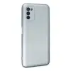 Samsung Galaxy A03s Kılıf Nano İçi Kadife Silikon - Sky Blue