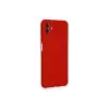 Samsung Galaxy A04 Kılıf Nano İçi Kadife Silikon - Kırmızı