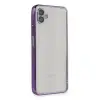 Samsung Galaxy A04 Kılıf Razer Lensli Silikon - Mor