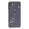 Samsung Galaxy A04e Kılıf Esila Silikon - Gri