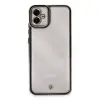 Samsung Galaxy A04e Kılıf Liva Lens Silikon - Siyah