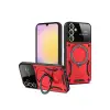 Samsung Galaxy A05s Kılıf Joy Lens Standlı Kapak - Kırmızı