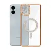 Samsung Galaxy A06 Joke Simli Magneticsafe Kılıf - Gold