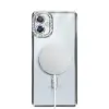Samsung Galaxy A06 Joke Simli Magneticsafe Kılıf - Gümüş