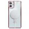 Samsung Galaxy A06 Joke Simli Magneticsafe Kılıf - Pembe