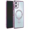 Samsung Galaxy A07 4g Joke Simli Magneticsafe Kılıf - Derin Mor