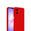 Samsung Galaxy A07 4g Nano İçi Kadife Silikon - Kırmızı