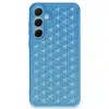 Samsung Galaxy A15 4g Kılıf Petek Silikon Kapak - Mavi