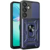 Samsung Galaxy A17 5g Pars Lens Yüzüklü Silikon - Lacivert