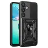 Samsung Galaxy A17 5g Pars Lens Yüzüklü Silikon - Siyah