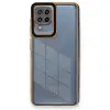 Samsung Galaxy A22 Kılıf Liva Lens Silikon - Siyah