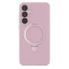 Samsung Galaxy A35 5g Regal Magsafe Standlı Kapak - Açık Pembe