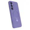 Samsung Galaxy A35 5g Regal Magsafe Standlı Kapak - Lila