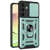 Samsung Galaxy A36 Kılıf Pars Lens Yüzüklü Silikon - Yeşil