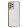 Samsung Galaxy A53 5g Kılıf Razer Lensli Silikon - Gold