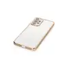 Samsung Galaxy A53 5g Kılıf Razer Lensli Silikon - Gold